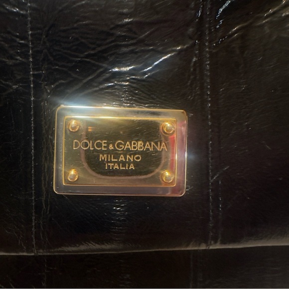 Dolce & Gabbana Black Leather Shoulder Bag - Picture 3 of 11
